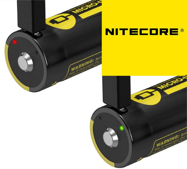 Bateria Recargable Nitecore 18650 NL1826R LI ION 2600 AH 3 6V Con Miro