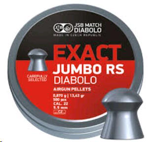 Balines JSB Match diabolo exact jumbo RS Calibre 5.5 /13.43gr/ lata x 250