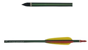 Flecha archery research aluminio Verde 30" pulgadas