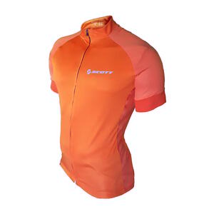 Remera Unisex manga corta ciclismo Scott Premium color naranja 