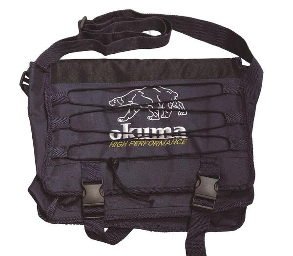 Bolso Morral de pesca Okuma vadeo con correa color azul oscuro - Suiza  Outdoor