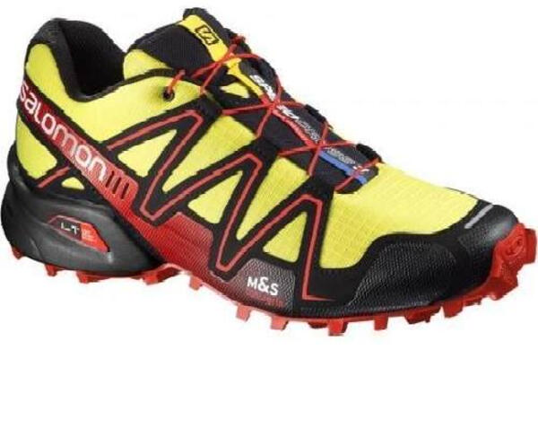 Calzado Salomon hombre SPEEDCROSS 3 corona amarillo negro rojo - Suiza  Outdoor