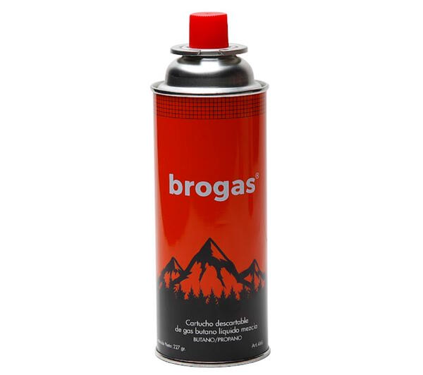 Cartucho de gas Brogas aerosol 227 grs.