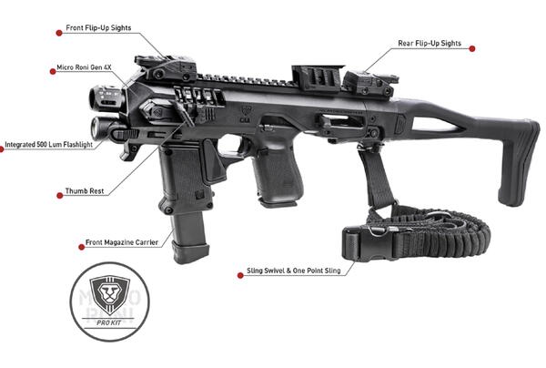 Culata Caa Tactical Micro Roni Advanced Para GLOCK 17 22 31 CON ...